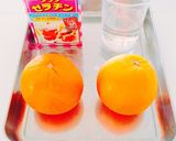 ひんやりぷるるんオレンジゼリー♬作り方1写真