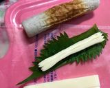 ちくわ梅しそチーズ巻き♪お弁当♪作り方2写真
