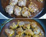 超簡単♪煮込みハンバーグ丼作り方5写真