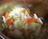 豆腐と野菜だけ昆布だしのけんちん汁作り方3写真
