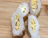 節約！お弁当に竹輪の中に卵焼き！作り方5写真