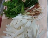簡単☆大根水菜しそ梅でさっぱりサラダ♪作り方1写真