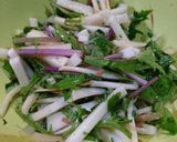 簡単☆大根水菜しそ梅でさっぱりサラダ♪作り方3写真