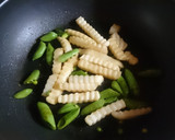 簡単❗ポテトとスナップえんどうの甘辛炒め作り方5写真