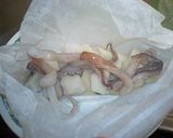 クックパーで里芋といかの煮物作り方3写真
