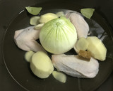 土鍋で作る 丸ごと新玉ねぎと手羽先スープ作り方7写真