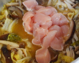 簡単＊和食♪鶏ささみと白菜しめじの味噌煮作り方6写真