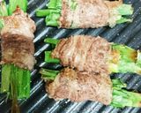 九条ネギの肉巻き、簡単グリル焼き作り方5写真