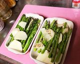 アスパラとポテトのチーズ焼き！鍋いらず☆作り方5写真