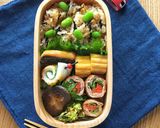 梅ひじきの炊き込みご飯。作り方5写真