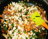 茄子と挽き肉の炒め あんかけ作り方4写真