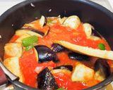 トマト缶de煮込みハンバーグ夏Vers.作り方4写真