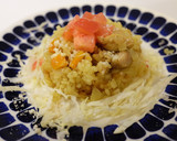 炊飯器で簡単こくマヨ和風カレー炊き込み飯作り方5写真