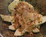 ササミの粒マスタードおかか和え作り方4写真
