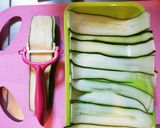 ＊ズッキーニとチーズのベーコン巻き＊作り方1写真