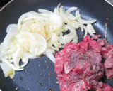 和ハンガリアン・生クリームと醤油の牛丼作り方4写真