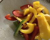 夏野菜で甘酢あんかけ作り方5写真