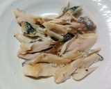 さわらの西京焼ほぐし焼きうどん作り方3写真