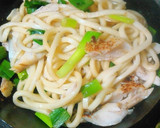 さわらの西京焼ほぐし焼きうどん作り方6写真