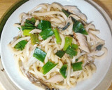 さわらの西京焼ほぐし焼きうどん作り方7写真
