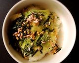 チーズと納豆のお茶漬け作り方4写真