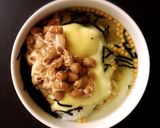 チーズと納豆のお茶漬け作り方5写真