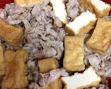 豚肉と厚揚げとニラのカレー炒め作り方2写真