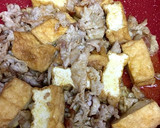 豚肉と厚揚げとニラのカレー炒め作り方3写真