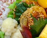 和風のお弁当♪もちきび♪娘用作り方2写真