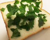 たった5分！大葉とハムチーズトースト★作り方1写真