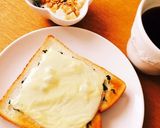 たった5分！大葉とハムチーズトースト★作り方5写真