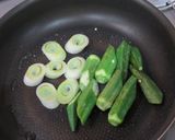 アスパラとオクラのバター醤油炒め作り方2写真