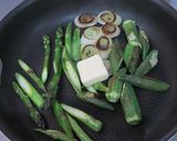 アスパラとオクラのバター醤油炒め作り方5写真