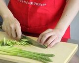 アスパラキンピラ　くるみ和え作り方1写真