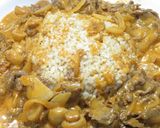和ハンガリアン・生クリームと醤油の牛丼作り方13写真