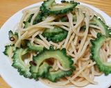 簡単、夏パスタ!ゴーヤのペベロンチーノ作り方5写真