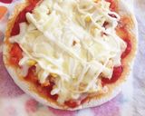 手作り家庭のマルゲリータピザ作り方16写真