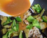 時短簡単＊豚肉と茄子とピーマンの味噌炒め作り方11写真