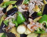 時短簡単＊豚肉と茄子とピーマンの味噌炒め作り方10写真