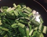 青菜の味噌炒め作り方3写真