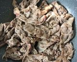豚薄切り肉のバーベキューソース炒め作り方2写真