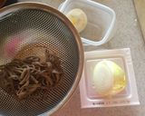 残りもので！納豆と卵入り焼き「蕎麦」作り方1写真