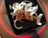 残りもので！納豆と卵入り焼き「蕎麦」作り方3写真