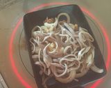 残りもので！納豆と卵入り焼き「蕎麦」作り方4写真
