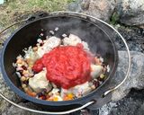 豚肉のカスレ-簡単ダッチオーブン料理-作り方7写真