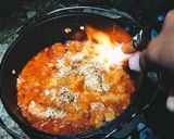 豚肉のカスレ-簡単ダッチオーブン料理-作り方9写真