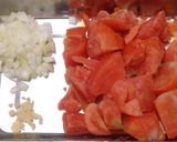 蝦夷アワビとサンロードトマトのパスタ作り方1写真