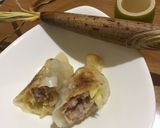 たけのこの薄皮（姫皮）餃子作り方4写真