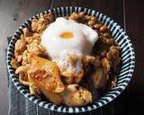 豚キムチ納豆丼作り方2写真