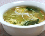 ぱぱっと出来ちゃう♪青梗菜のとろ卵スープ作り方5写真